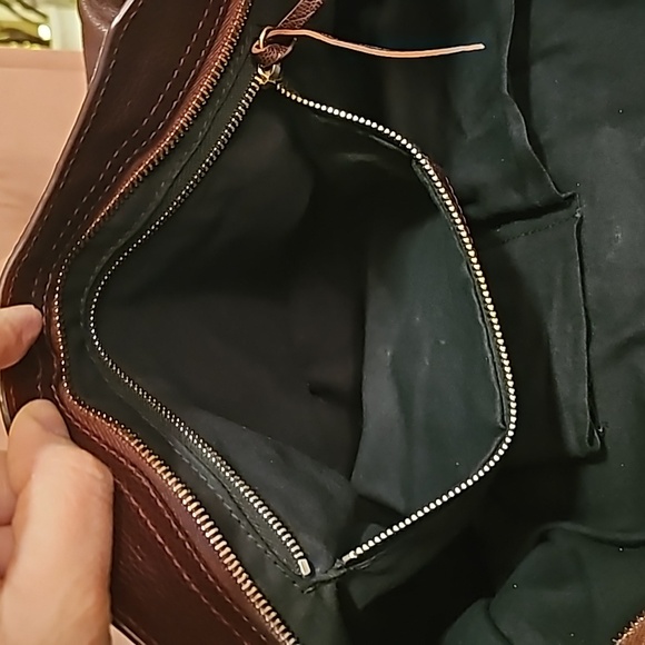 Authentic Balenciaga Classic Metallic Edge City Satchel in Bordeaux - Picture 11 of 16